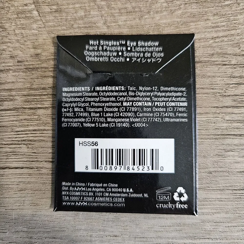Lot of 3 NYX Hot Singles Eye Shadow Refills - HSS56 Enchanted Green NEW
